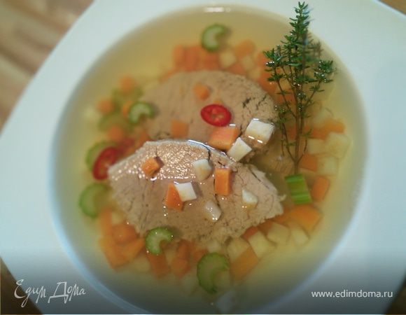 Телячье заливное