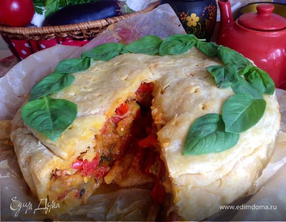 Пирог с рататуем Пирог с рататуем