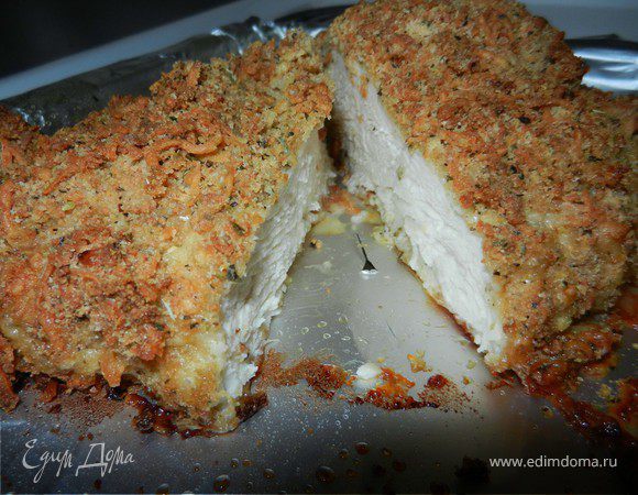 Куриные грудки с травками (Crunchy-herbed chicken breasts) Куриные грудки с травками (Crunchy-herbed chicken breasts)
