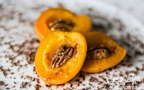 Рецепт Абрикосы, запеченные с медом и орехами