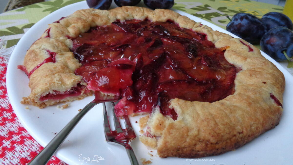 Дачная сливовая галета