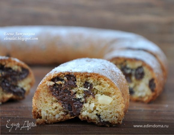 Карамельный кекс с шоколадом и орехами Карамельный кекс с шоколадом и орехами