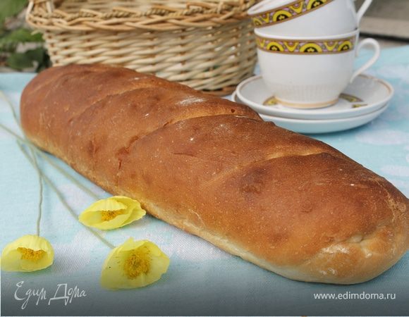 Батон на кефире Батон на кефире