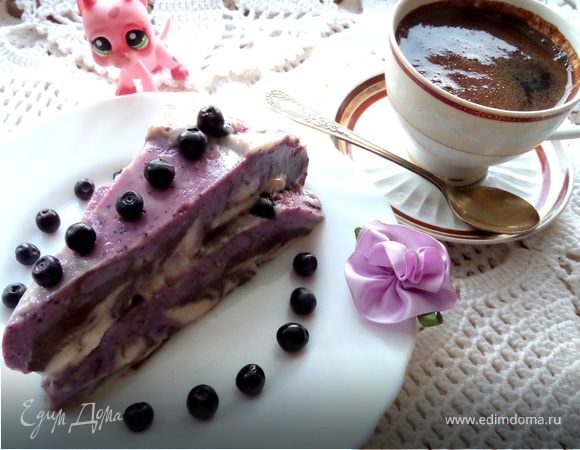 Разноцветное молочно-ягодное желе