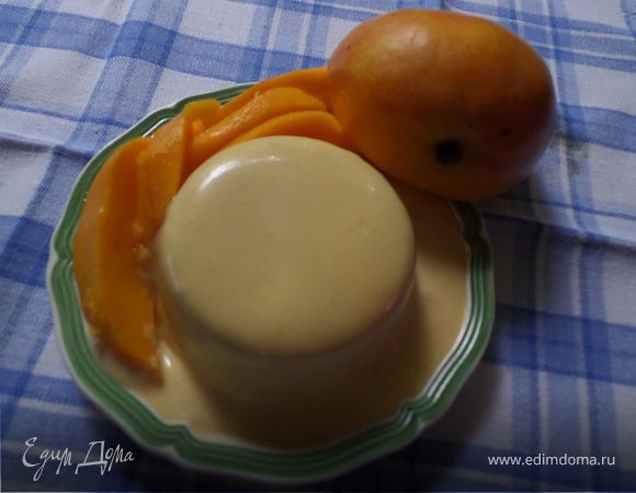 Панна котта с манго Панна котта с манго