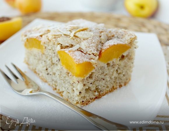 Ореховый пирог с абрикосами Ореховый пирог с абрикосами