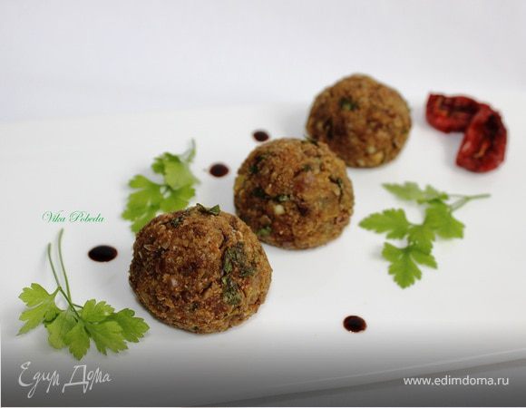 Баклажановые тефтели Баклажановые тефтели