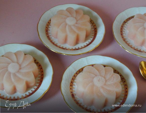 Сорбет из грейпфрута с зефиром Сорбет из грейпфрута с зефиром