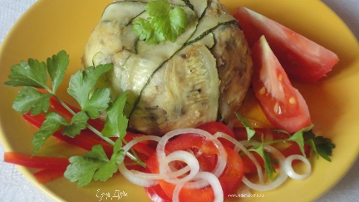 Тимбаль из цукини