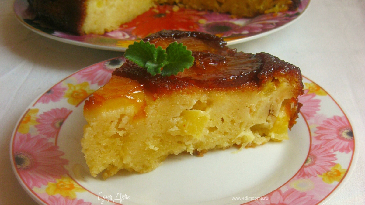 Ананасовый пирог-перевертыш