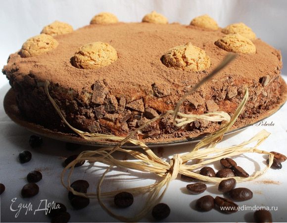 Торт "Амаретти" с заварным сметанным кремом