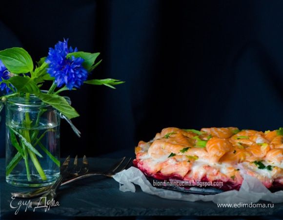 Восхитительный торт из лосося с имбирным маслом Восхитительный торт из лосося с имбирным маслом