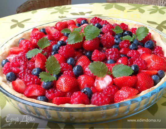 Ягодный тарт с ванильным заварным кремом "Прощай, лето!" Ягодный тарт с ванильным заварным кремом "Прощай, лето!"