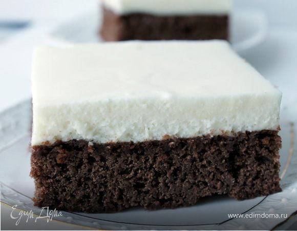 Брауни с муссом из маршмеллоу Брауни с муссом из маршмеллоу