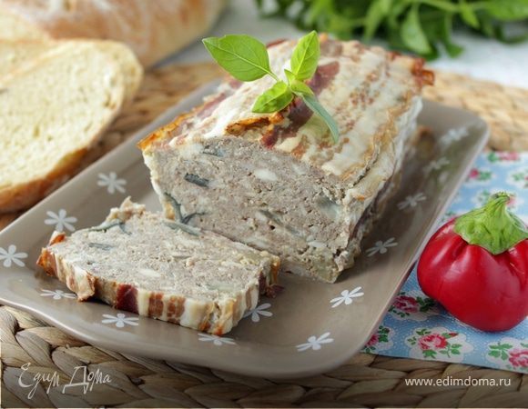 Мясной террин с баклажаном Мясной террин с баклажаном