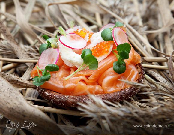 Рейссумиес с лососем и фенхелем