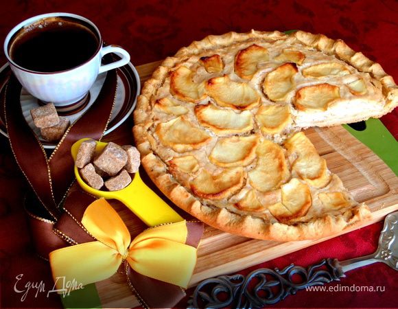 Пирог-галета "Яблоки на сливочном сыре"