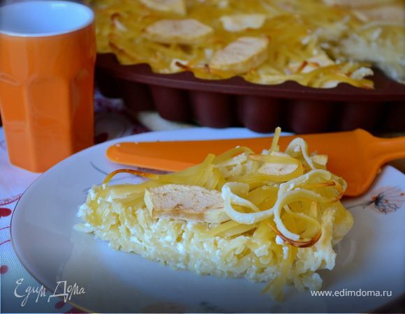 Яблочный макаронник Яблочный макаронник