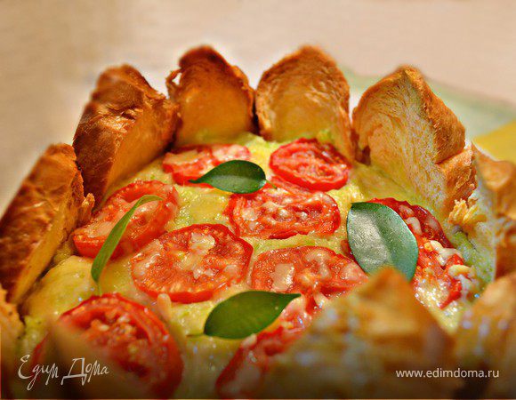 Запеканка из цукини с хрустящими гренками к завтраку Запеканка из цукини с хрустящими гренками к завтраку