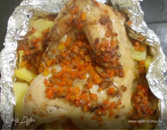 Курица в духовке 