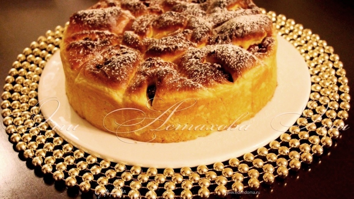 Пирог "творожный рай"