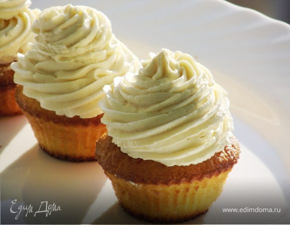 Капкейки с творожным кремом