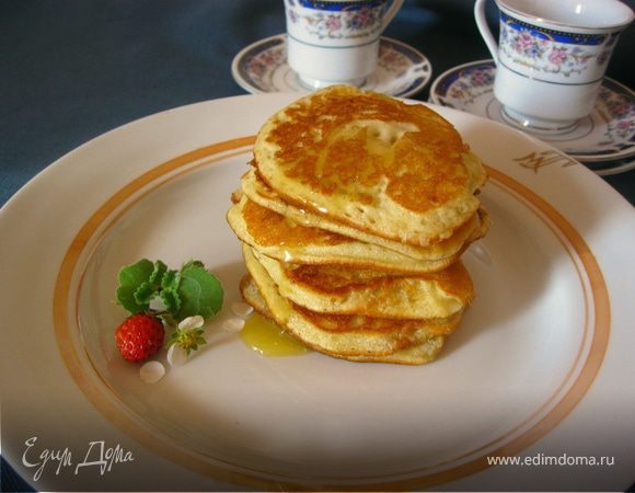 Оладьи на молоке с корицей Оладьи на молоке с корицей