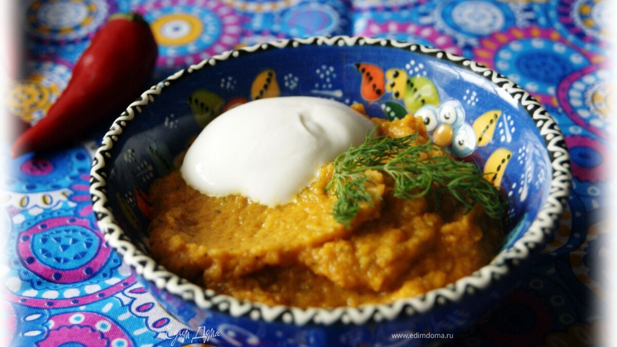 Согревающий морковный суп-пюре