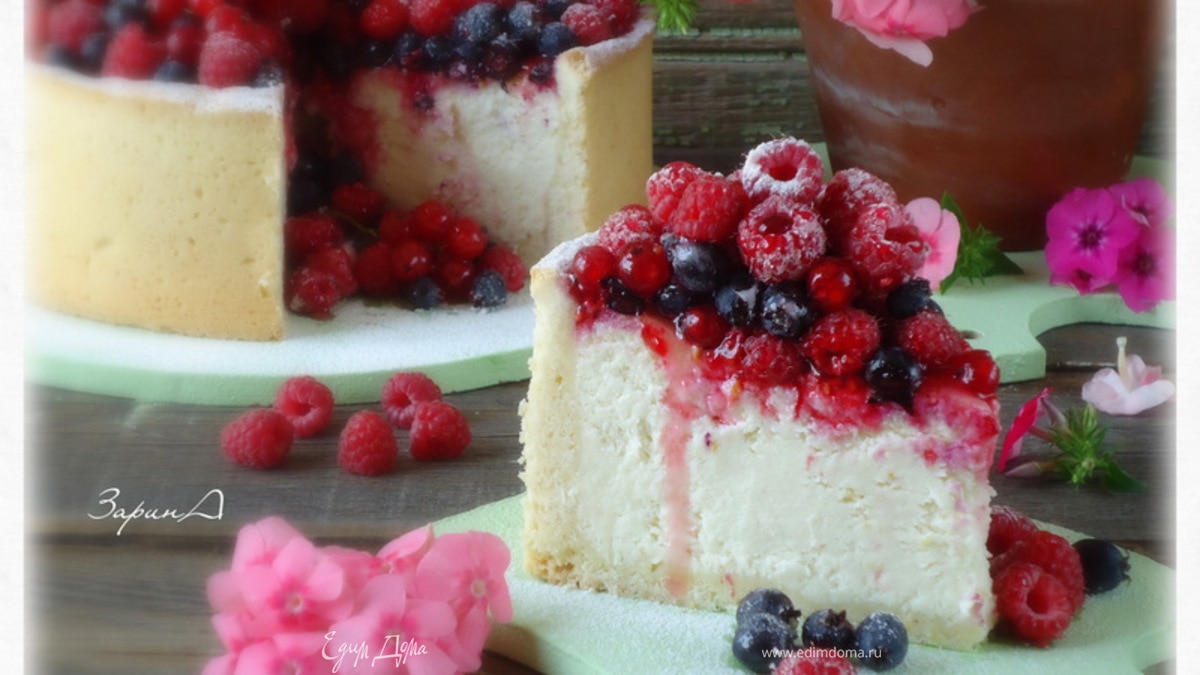 Немецкий творожный торт (käsekuchen)