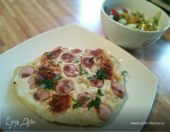 Американские блины с сосисками (Pan Cake)