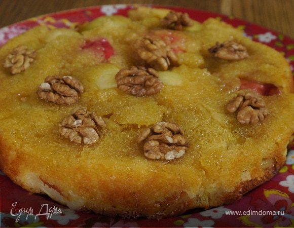 Яблочный пирог на простокваше