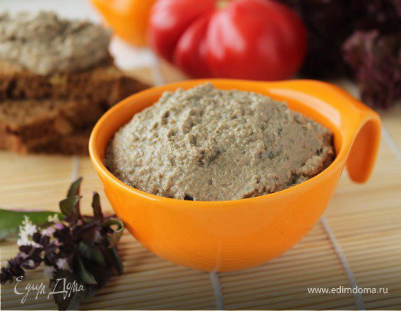 Паштет печеночный с баклажаном Паштет печеночный с баклажаном