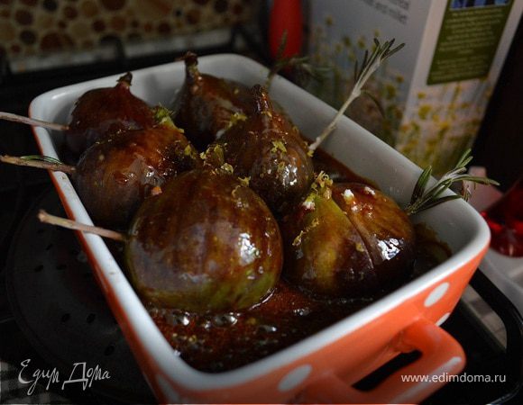 Шашлычки из инжира на розмарине 