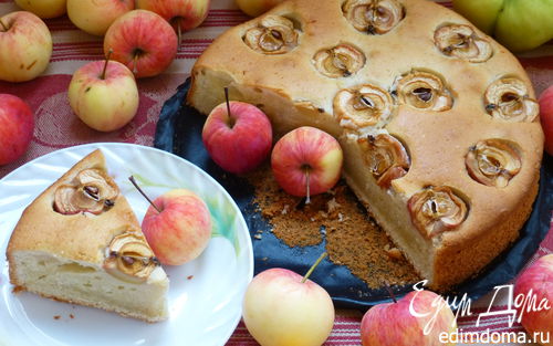 Рецепт Пирог из дачных яблочек