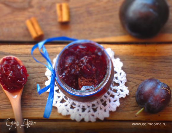 Сливовый конфитюр с корицей и лимоном Сливовый конфитюр с корицей и лимоном