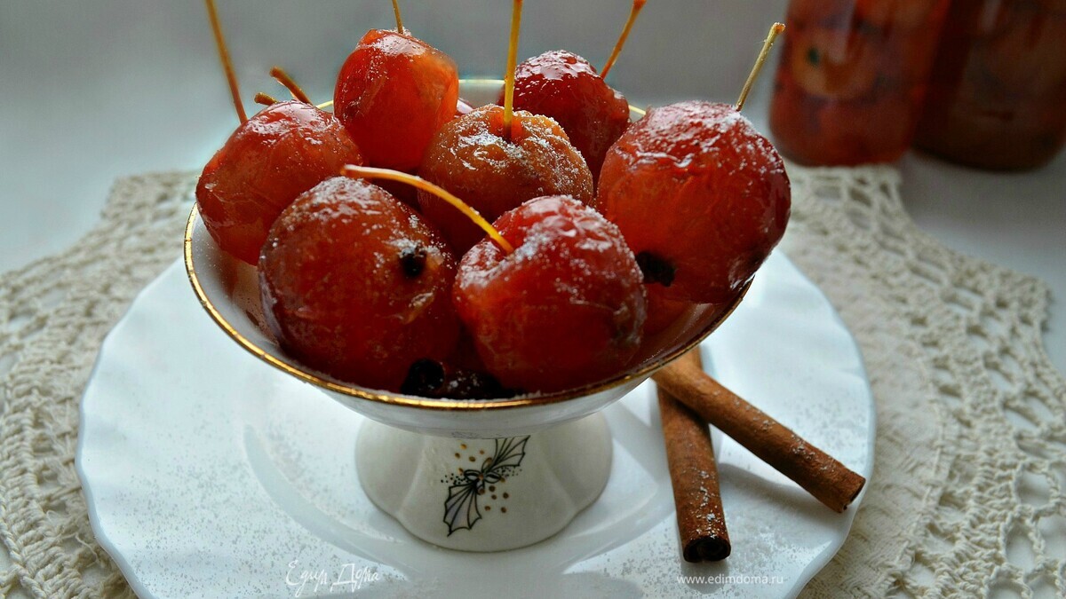 Ароматное варенье из райских яблок