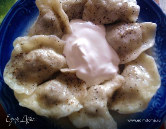 Вареники с печенью Вареники с печенью