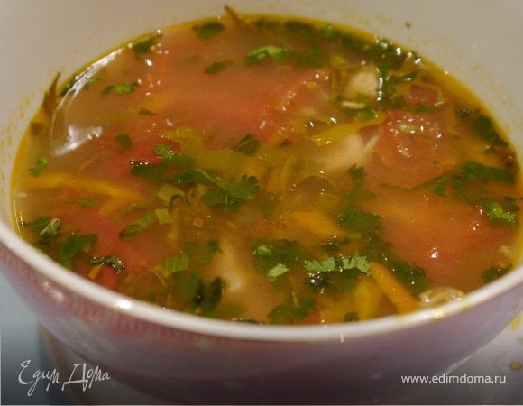 Куриный супчик с перловкой