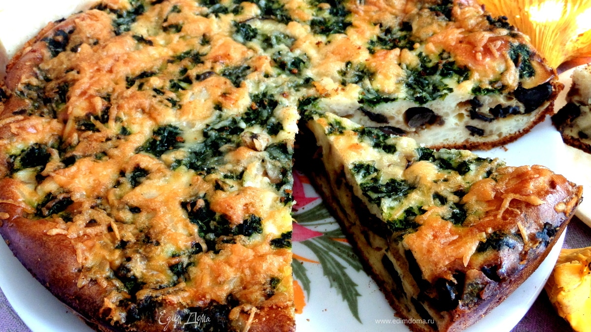 Пирог "грибная поляна"