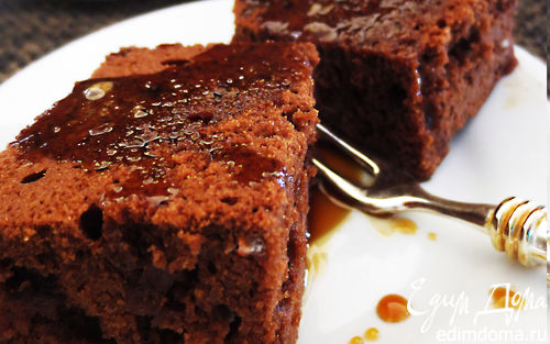 Рецепт Шоколадный торт "Мокка с карамельной, кофейной глазурью"
