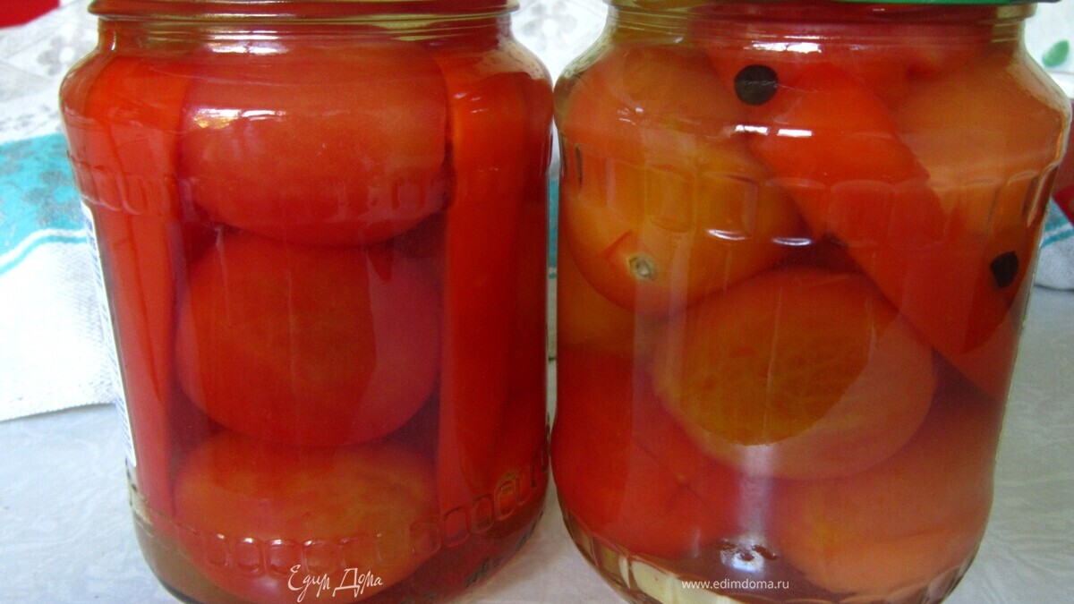 Маринованные помидоры (без кожицы)