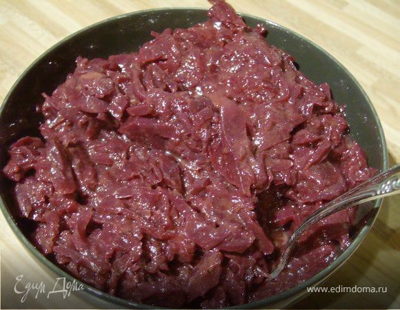 Тушеная краснокочанная капуста Тушеная краснокочанная капуста