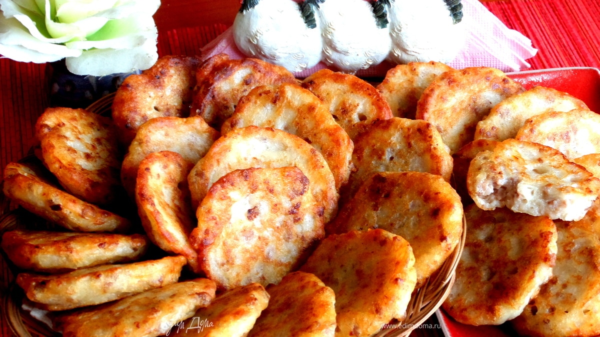 Оладьи с фаршем