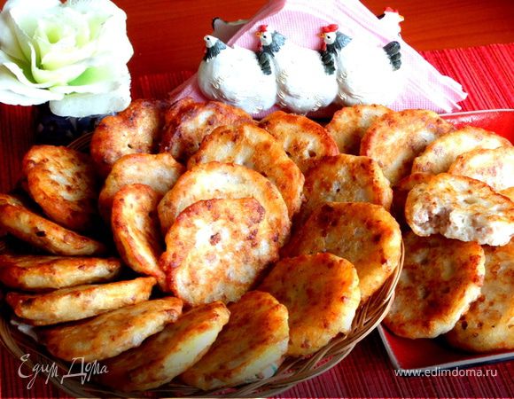 Оладьи с фаршем Оладьи с фаршем