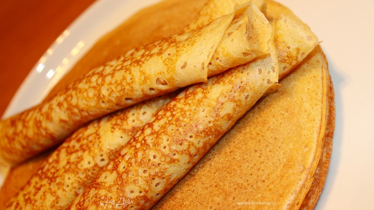 Заварные блины на водке