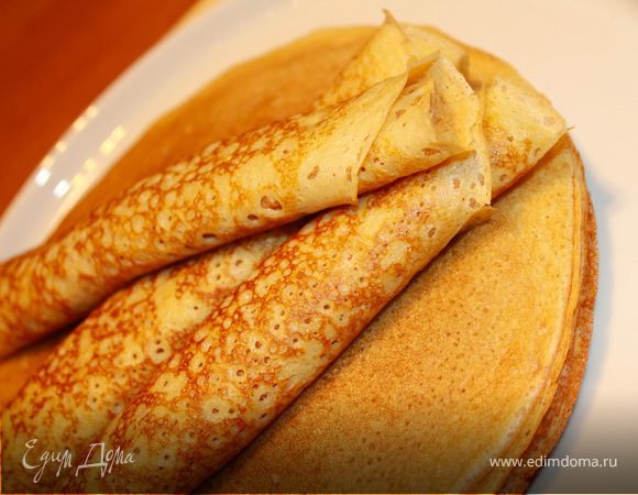 Заварные блины на водке