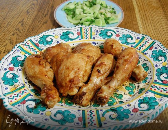 Цыпленок по-восточному с имбирем и чесноком Цыпленок по-восточному с имбирем и чесноком