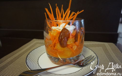 Рецепт Салат морковно-апельсиновый с финиками