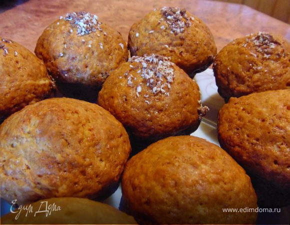 Маффины с шоколадом и малиновым повидлом