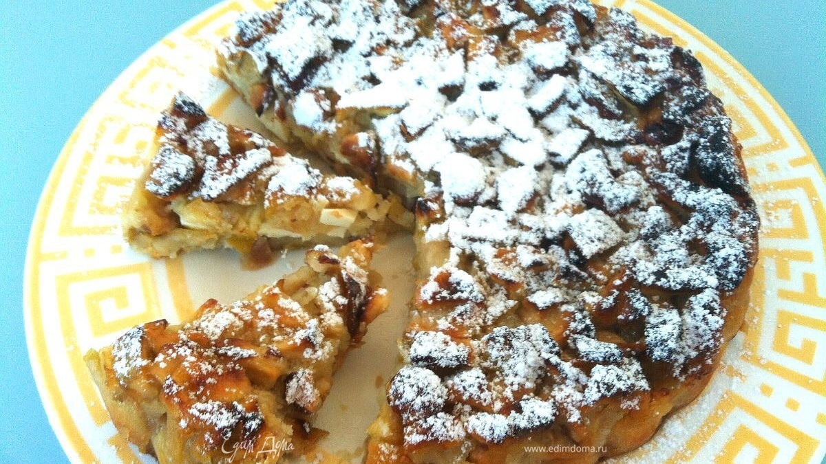 Яблочный пирог с сыром уэнслидейл